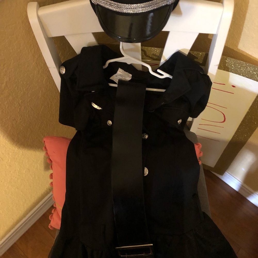 Police costume with hat